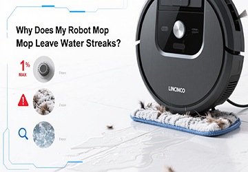 お掃除ロボットが掃除を終えた後に水垢が残るのはなぜですか？