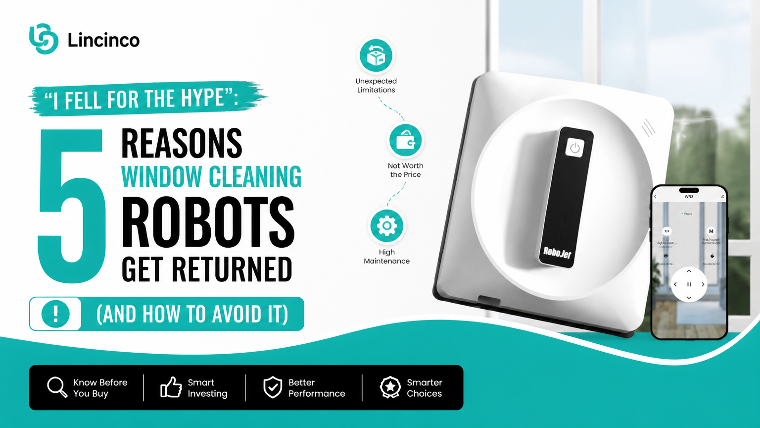 誇大宣伝に騙された: 窓掃除ロボットが返品される 5 つの理由 (そしてそれを回避する方法)