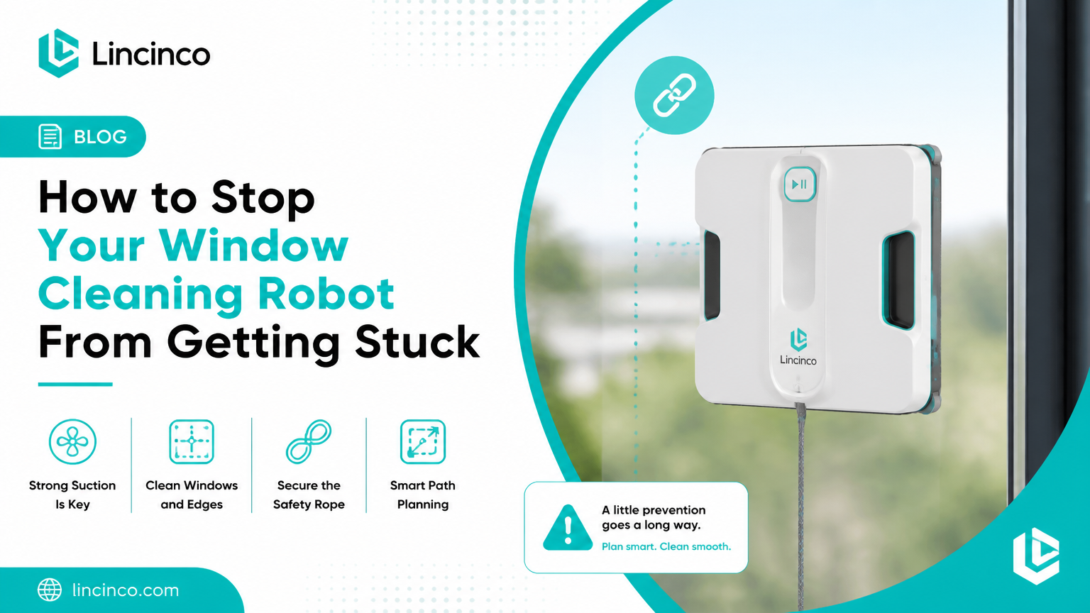窓掃除ロボットが動けなくなるのを防ぐ方法 