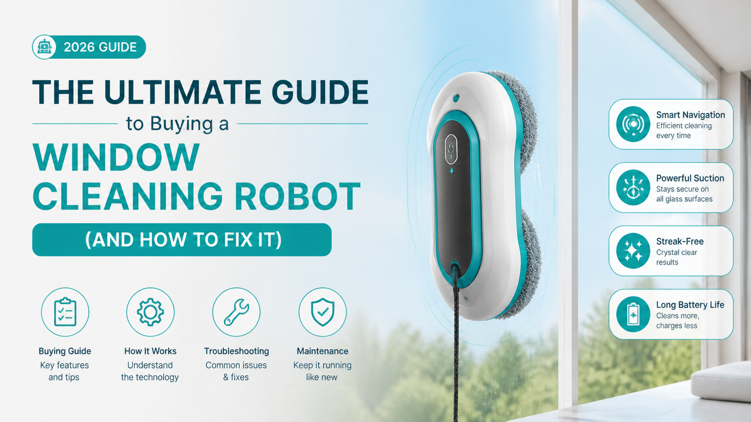 2026 年に窓掃除ロボットを購入するための究極のガイド