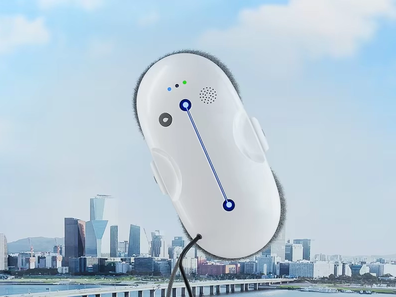 フレームレスガラス用窓掃除ロボット