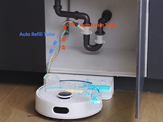 ロボット掃除機の水道管の取り付け方は？